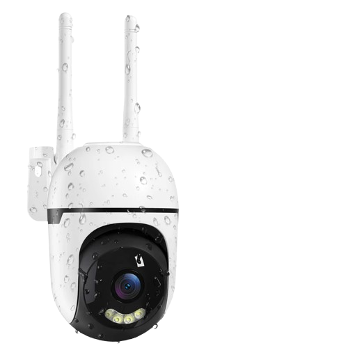 360° Outdoor PTZ Security Camera – AI Motion Detection, Night Vision & 2K HD